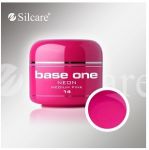 neon 14 Medium Pink base one żel kolorowy gel kolor SILCARE 5 g